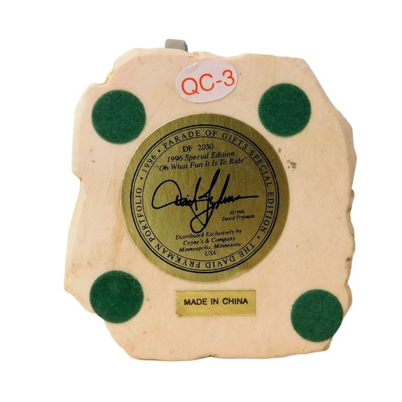 David Frykman Oh What Fun It Is To Ride Santa Special Ed DF2030A Christmas - Picture 6 of 6